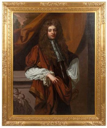 The painting ‘Portrait of a Gentleman in Robes’ 