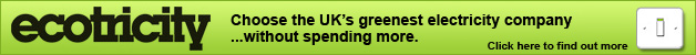 ecotricity - Choose the UK's greenest electricity company ...without spending more. - Click here to find out more