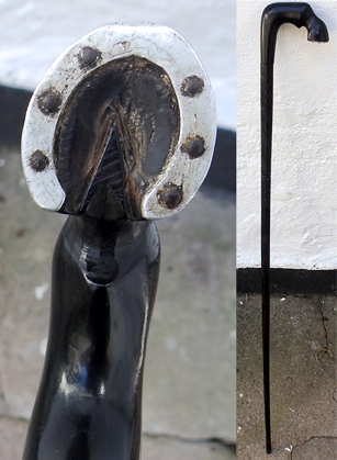 Boer War Horse Hoof Walking Stick