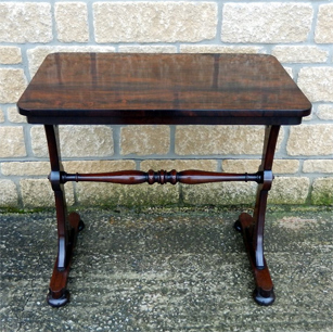 Superb Georgian Rosewood Side Table, C1820