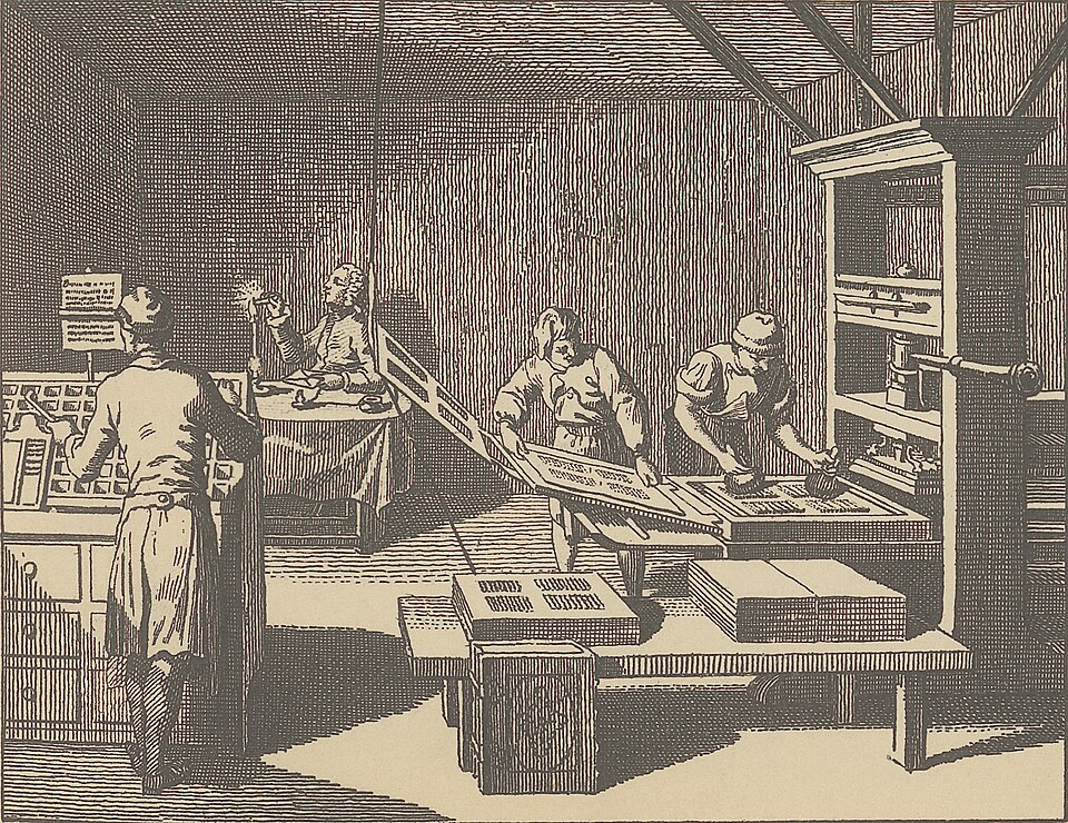 Gutenberg's printing press