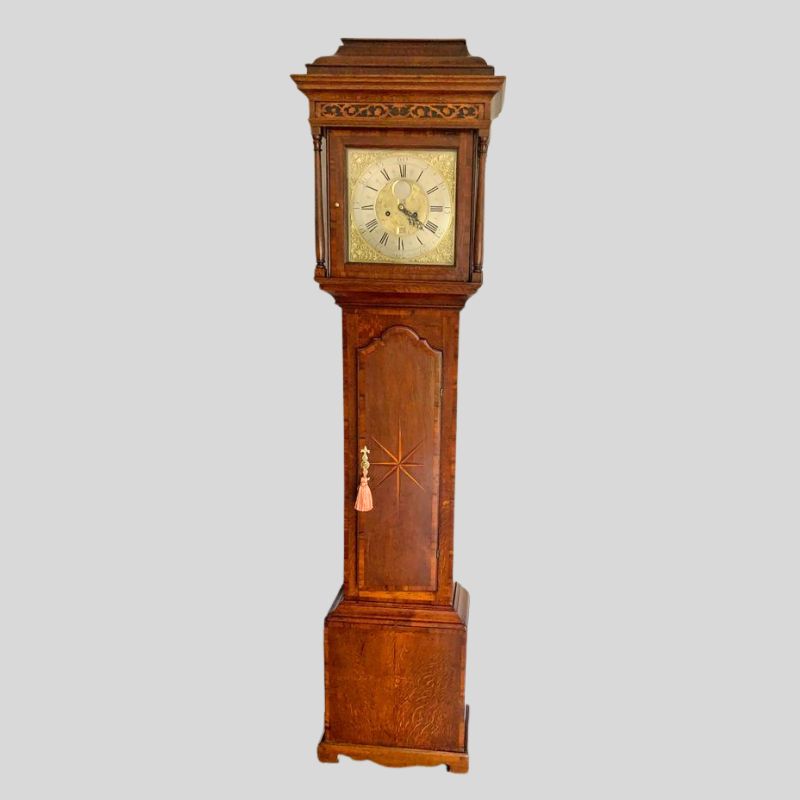Fantastic antique longcase Fully restored clock by Samuel Whalley, clockmaker