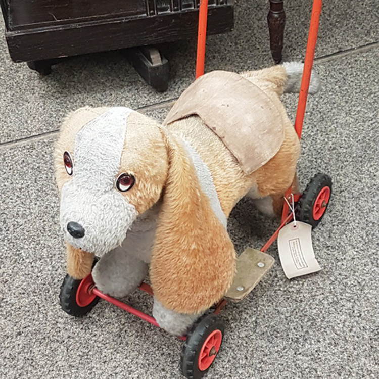 Give a vintage or antique cuddly toy bear or dog to your children this Christmas