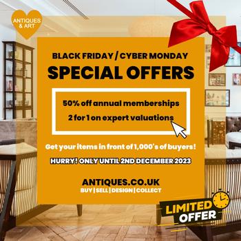 Black Friday & Cyber Monday deals at Antiques.co.uk
