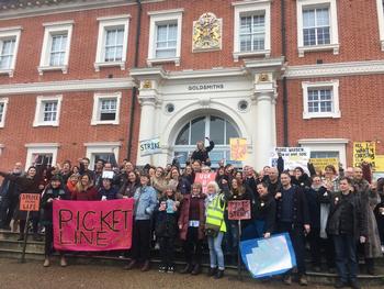 GOLDSMITHS STRIKE